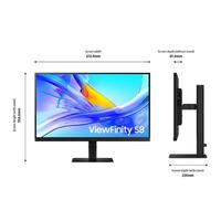 Gambar Monitor LED Samsung LS27D804U S27D804U 27" Viewfinity S8 S80UD UHD IPS 4K 3840 x 2160 HDMI 2.2x1 DP 1.2x1 USB-C PD 90w USB-Hub 3.0x3 Lan Full Ergonomic Stand HDR10 Picture-in-Picture KVM Switch dari 1jahid undefined 3 Tokopedia