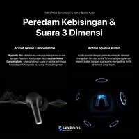 Gambar SkyPods Pro 2023 “ Black Edition “ Wireless Charging Case (IMEI & SN Detectable + Spatial Audio) By SkyPods Indonesia dari Magic Game undefined 4 Tokopedia