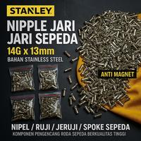 Gambar Stanley Nipple Jari Jari Sepeda Ukuran 14G x 13mm - Bahan Stainless Steel Anti Magnet - Nipel / Ruji / Jeruji / Spoke Sepeda - Komponen Pengencang Roda Sepeda Berkualitas Tinggi dari Gudang Gowes Gass undefined 1 Tokopedia