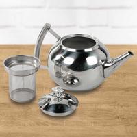 Gambar Teko Air Teh Kopi Water Kettle 1L with Filter - Silver dari PT KCheck undefined 3 Tokopedia