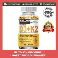 Gambar KIRKLAND Vitamin D3 K2 10000 IU, (250mcg) D3 + 200mcg K2 MK7 - Immune Support Supplement with BioPerine - Supplement for Daily Defense, Bone, Muscle and Skin Health dari Karisni61 undefined 1 Tokopedia