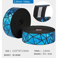 Gambar Bartape Liteskin West Biking Triple Tone Lilitan Handgrip Sepeda Balap Blebet Stang Dropbar Bar Tape Deda Supacaz Roadbike Rb Lipat Lizard Lite Skin - Abu-abu dari Huyrey store undefined 3 Tokopedia