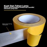 Gambar Lakban Kuning Double Tape Selotip Lem Perekat Kuat Dinding Isolasi DobleTip Serbaguna dari Anita Sarii10 undefined 4 Tokopedia