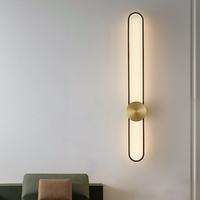 Gambar Lampu Dinding Minimalis Hitam kamar tidur modern tempel aesthetic lampu tembok ruang tamu hias dinding LED tempel 3WarnaLampu Lorong taman dinding modern Wall moulding Tidur vintage Lampu - 60cm-Tiga Warna dari Auroralights-TOKO undefined 2 Tokopedia
