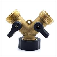 Gambar Solid Brass 2 Way Y Valve Garden Hose Connector Splitter dari SevenSix StarShop undefined 1 Tokopedia