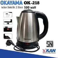 Gambar OKAYAMA Teko Listrik 2 Liter | Kettle Listrik Stainless Steel 2L OK-218 - MEIKO 2L dari HappyLife Houseware undefined 3 Tokopedia