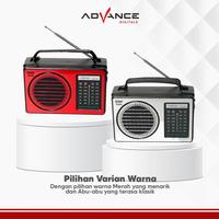 Gambar Advance Radio Rbs-805 Fm / Am / Sw1 / Sw2 4 Band Speaker Radio - Baterai Atau Listrik / Speaker Jadul Radio/ Radio Jadul Portable /Rdio Mini Radio Jadul 90 Nasional - Silver dari RASMIU undefined 4 Tokopedia