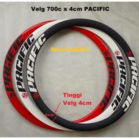 Gambar Rims Velg Sepeda Fixie RoadBike 700c x 4cm Alloy 36 Hole Pacific dari Tyas toko. undefined 2 Tokopedia
