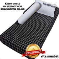 Gambar (BONUS BANTAL & GULING) KASUR BUSA TEBAL 18CM MATRAS TIDUR SPON BERKUALITAS TIDAK ADA GARANSI - 90 dari Mutiara Meubel undefined 3 Tokopedia