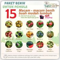 Gambar 15 Macam Benih Paket Buah-Buahan Bibit Buah Lengkap Isi Banyak Free Polybag dari barokahbaru-1 undefined 1 Tokopedia