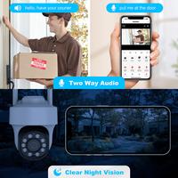 Gambar Tuya Smart Outdoor WiFi Camera ONVIF 6MP Waterproof Security Wireless Surveillance Camera Color Night Vision Alexa IP Camera dari iibbuuffaauuzziiaahhhhhh01 undefined 4 Tokopedia