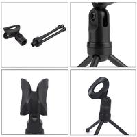 Gambar Wired Microphone With Mic Stand Professional 3.5mm Jack Recording Condenser Microphone Compatible With PC Laptop Singing Gaming dari ANUGRAH SYX undefined 4 Tokopedia