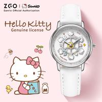 Gambar Jam Tangan Wanita ZGO X Sanrio Hello Kitty Watch Clock Fashion Quartz Watch Rotate The Dial Student Waterproof Wristwatch Birthday Gift 2121 - HelloKitty-Whit dari exflagshipgadget undefined 1 Tokopedia