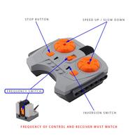 Gambar VIMU Power Control Track Train Technology Speed Legoeds Receiver MOC Infrared Case for Blocks IR Motor Remote PF Group Battery dari Vido Mahutu undefined 5 Tokopedia