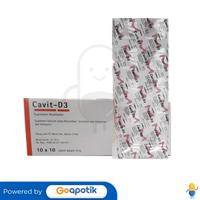 Gambar CAVIT-D3 STRIP ISI 10 TABLET dari Apotek Tower Farma By GoApotik undefined 1 Tokopedia