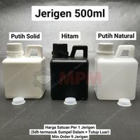 Gambar Jerigen Pupuk 500 ml Hitam Natural Putih Jirigen 500ml 1/2L - Hitam, Order Min 9pcs dari MPMachinery undefined 3 Tokopedia