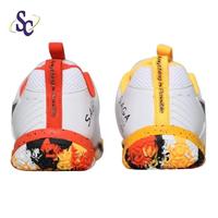 Gambar New Sepatu Badminton Lining Saga Lite 9 AYTU027 Dual Color White Orange Yellow dari Dewiruci undefined 4 Tokopedia
