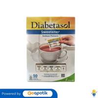 Gambar DIABETASOL SWEETENER BOX 50 SACHET dari Apotek Dharma Medika Tabanan by GoApotik undefined 1 Tokopedia