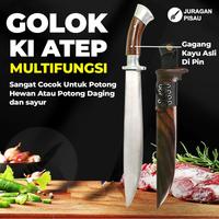 Gambar RHAVSAKA117 Golok Sembelih Ki Atep Baja Per Asli Super Tajam Pisau Daging Panjang - Juragan Pisau dari RHAVSAKA ONE STORE undefined 2 Tokopedia