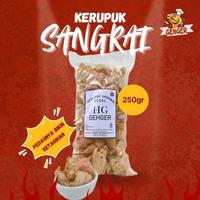 Gambar TERLENGKAP Kerupuk upil pasir Sangrai Pedas HG Gehger 250Grm Camilan Snack Food snackparty Cemilan Putih Makanan Keripik upil pasir Cikur Pink Bawang Krupuk Tapioka dari Tunggak Pitu undefined 4 Tokopedia