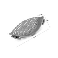 Gambar 1pc, Strainer, Silicone Pot Strainer, Adjustable Silicone Clip On Strainer For Pots Pans And Bowls, Kitchen Pot Strainer dari Eko Sulistyo undefined 4 Tokopedia