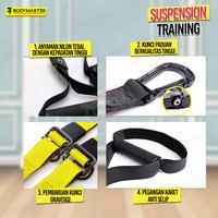 Gambar BODYMASTER Suspension Training Kit Pro P5 BM-I294 - Workout Home Gym Fitness Rope Pilates Yoga T4 dari quaria sport undefined 3 Tokopedia