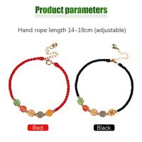 Gambar Gelang Kekayaan Chinese Style [Lima Dewa Rejeki] - Desain Thangka Tibet dengan 5 Simbol Elemen Kayu/Metal/Air/Api/Tanah Aksesoris Pria/Wanita Pembawa Hoki - Hitam dari CastlePeak undefined 2 Tokopedia