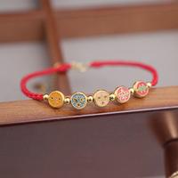 Gambar Gelang Kekayaan Chinese Style [Lima Dewa Rejeki] - Desain Thangka Tibet dengan 5 Simbol Elemen Kayu/Metal/Air/Api/Tanah Aksesoris Pria/Wanita Pembawa Hoki - Hitam dari CastlePeak undefined 4 Tokopedia