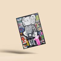 Gambar DISKON KAWS POP ART - POSTER DEKORASI DINDING KAMAR BINGKAI FRAMEBLOCK - COCOK UNTUK HADIAH Kertas Melamine Seni Rumah - VARIAN 1, 20x30 dari Malaya Mart undefined 3 Tokopedia