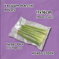 Gambar Plastik Vacuum Bag Sealer POLOS 11x16 cm / Vakum Makanan 11x16cm - 11x16cm LCL, Isi +/- 50pcs dari MPMachinery undefined 1 Tokopedia