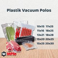Gambar Plastik Vacuum Bag POLOS Kemasan Makanan Frozen Food Vakum Sealer Banyak Ukuran - 15x20cm LCL dari Mitra Packindo Machinery undefined 1 Tokopedia