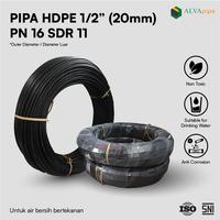 Gambar ARK AlvApipe Pipa Air HDPE 1/2 Inch (20 mm) PN 16 Pipa Standar SNI Berkualitas Tinggi - Per Roll (250 Meter) dari Arip Kamsa undefined 1 Tokopedia