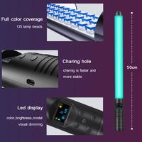 Gambar BEST SELLER RGB Light Stick Wand With Tripod Stand Party Colorful LED Lamp Fill Light Handheld Flash dari Jingga shop undefined 3 Tokopedia