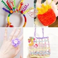 Gambar [isi 10] Kawat Bulu Mercy / Tangkai Chenille Pipe Cleaner DIY Bouquet / Kawat Bulu kerajinan tangan - Putih dari aneka party undefined 4 Tokopedia