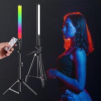 Gambar BEST SELLER RGB Light Stick Wand With Tripod Stand Party Colorful LED Lamp Fill Light Handheld Flash dari Jingga shop undefined 1 Tokopedia