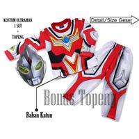 Gambar Baju Ultraman Go/Baju Kostum Ultraman Gratis Topeng Asli Bukan Kain/Setelan Baju Karakter Superhero 2-10 Tahun/Baju Anak Cowok Fashion dari nadineonlinestore undefined 3 Tokopedia