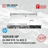 Gambar Server HPE DL360 G10 Gen10 1U 8x2.5" 1x CPU Intel Xeon Platinum 8176 DDR4 -Include CPU-CTO- |GARANSI 1 Tahun dari PT REF GROUP INDONESIA undefined 2 Tokopedia