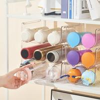 Gambar BEST SELLER Stackable Cup Holder Water Bottle Organizer Wine Bottle Storage Rack Thermos Shelf Refri dari Jingga shop undefined 3 Tokopedia