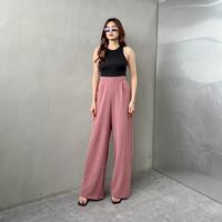Gambar Georgios Women l Ely Culottes Pants | Celana Panjang Kulot Wanita Kekinian Bawahan Casual High Waist Dewasa Hitam Loose Airflow Tebal dari Sahlan caunangka522 undefined 4 Tokopedia