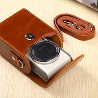 Gambar Camera Bag Leather Case Cover for Canon Powershot G9x II G7x Mark II III SX740 SX730 SX720 SX710 SX7 dari richanovisa undefined 5 Tokopedia