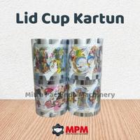 Gambar Lid Cup Plastik Seal GAMBAR KARTUN - Putih Blok dari Mitra Packindo Machinery undefined 1 Tokopedia