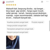 Gambar GIGI PALSU 100 BUTIR PENAMBAL GIGI PATAH RENGGANG TEMPORARY TOOTH TEMPTOOTH GINGSUL PATAH KELINCI / Snap On Smile Instan / Bahan Tambal Tambalan Lem Gigi Tiruan / Temporary Tooth Lem Gigi Original dari Goriow undefined 5 Tokopedia