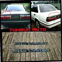Gambar Sparepart Kendaraan Otomotif  Emblem Toyota Corolla Twincam 1.6 1.3 GT Tulisan SE LIMITED semua Tahun NOS New Old Stock  hymiz dari Ruli Collectss undefined 1 Tokopedia