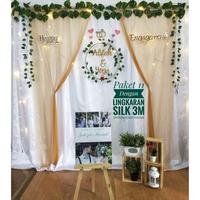Gambar Paket dekorasi lamaran backdrop background photobooth nikahan lamaran dari hanifaa_shopp undefined 1 Tokopedia