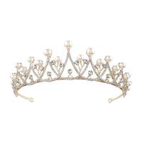 Gambar Tiara/Mahkota/Mahkota Pernikahan Perhiasan Pengantin/Grosir - XB-001-C/emas dari GROSIR HORDENG LUSINAN undefined 4 Tokopedia