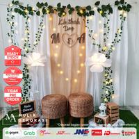 Gambar Dekorasi Lamaran Tunangan Backdrop Nikahan PhotoBooth DIY Akad Nikah dari tisaa_store undefined 1 Tokopedia