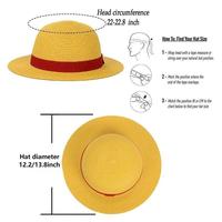 Gambar 31/35cm Straw Hat Topi Jerami Dewasa Luffy One Piece Topi Jerami Luffy Topi Jerami  Luffy Straw Hat One Piece Topi Jerami - 31cm dari Kaya Koleksi4 undefined 3 Tokopedia