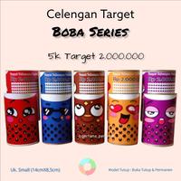 Gambar Celengan Target Boba Murah Celengan Target Karakter Motif Celengan Target Viral Buka Tutup Permanen dari masdik12 undefined 5 Tokopedia