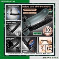 Gambar Stsc Mamba Cock Ring Vibrator Double Penetration - Butt Plug 10 Mode Getar Strong Power Dual Holder Head Anal Penetrasi Waterproof dari Shutter Showcase undefined 2 Tokopedia