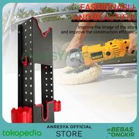 Gambar Rak Gantung Mesin Poles Wall Mount Holder Penyimpanan Polisher Gantung Dudukan Angle Grinder Rak Besi Kuat Praktis - 1set dari ANRESYA STORE undefined 2 Tokopedia
